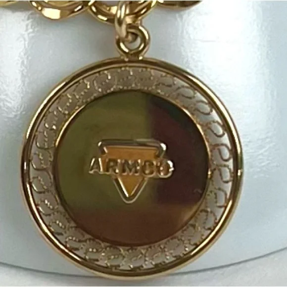 Vintage 60's Armco Gold Filled bracelet with pendant charm - Picture 6 of 8